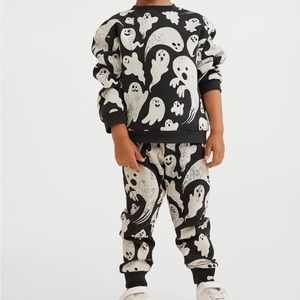 h&m sweatshirt and jogger set 6-7/6-8Y